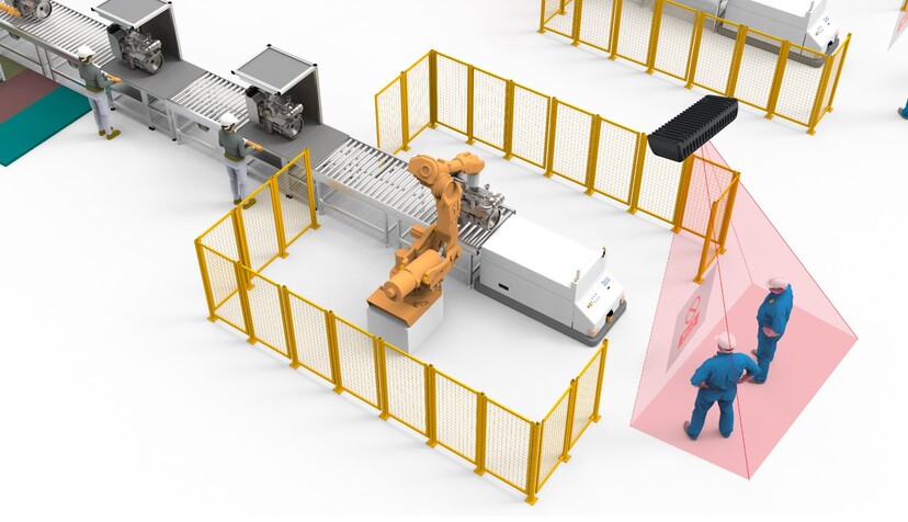 Human flow line control